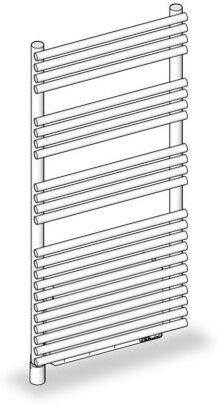 Zehnder forma Design-Elektroheizkörper ZF130250A500000 LFE-120-050/IPS, 1230 x 496 mm, titan