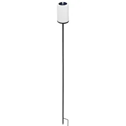 ProGarden, Gartenbeleuchtung, 6er-Set Solar LED Kerze mit Erdspiess gelb flackernd: Outdoor Garten-Deko, schöne Beleuchtung für dr