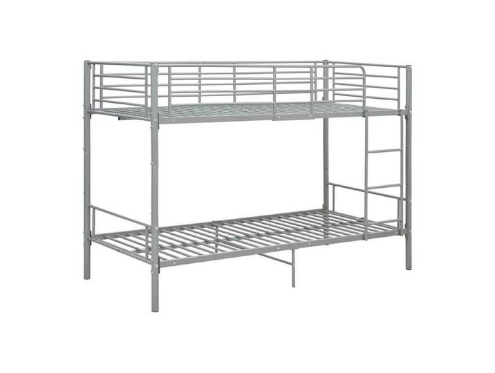 LuxusKollektion Metallbett Etagenbett Metall 90x200 Grau