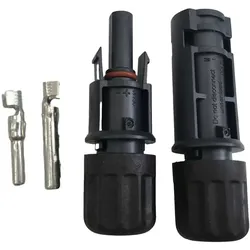 MC4 Stecker Set,by Powerness - 4 Paar - Für 2 Solarmodule / Versand