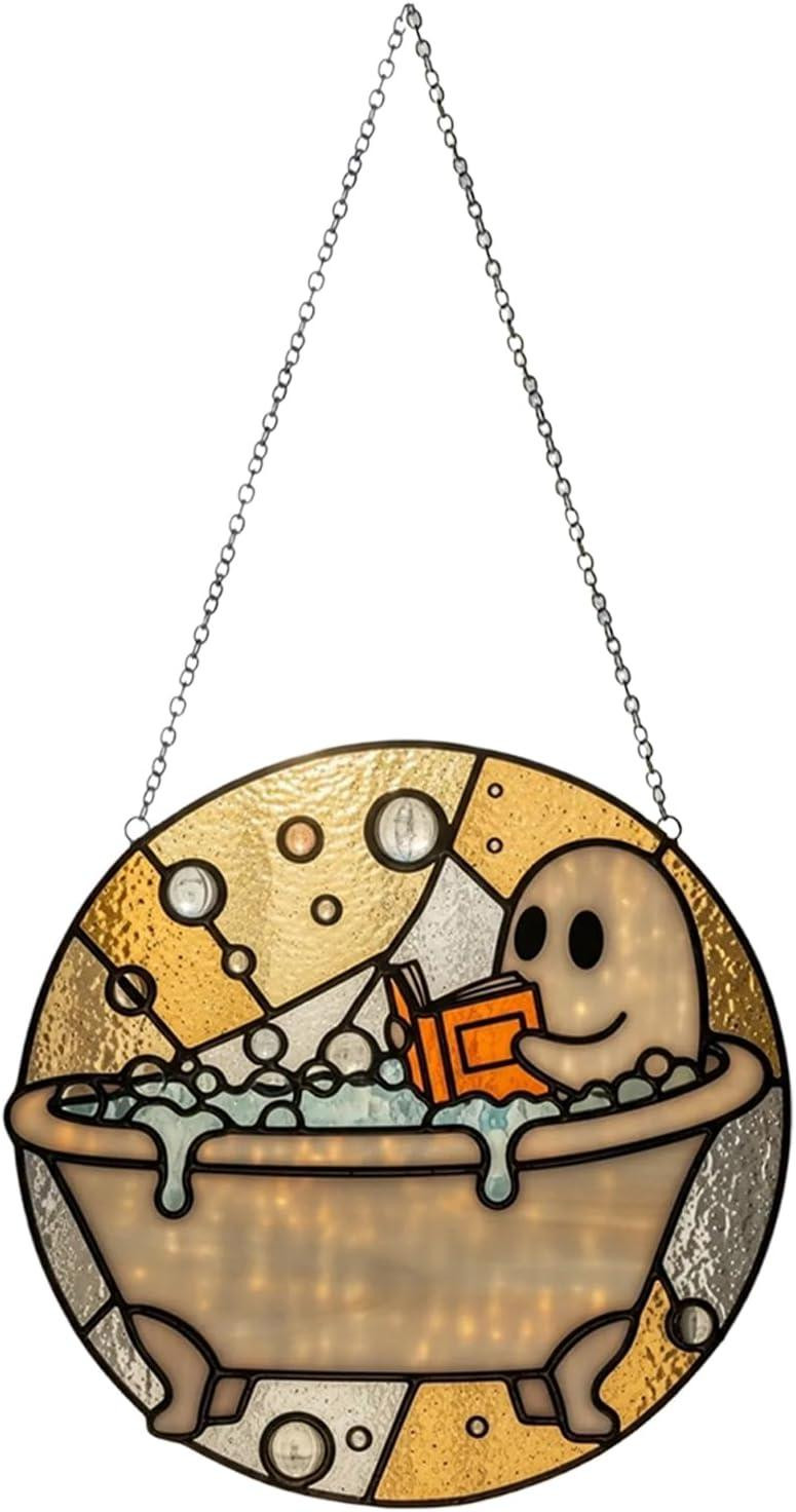 Merkloos Acryl spookleesornament voor Halloween decoratie aan de muur