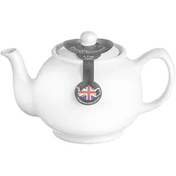 Price & Kensington, Teekanne, P&K Set Teekanne + Teesieb, weiss, 6 Tassen (1.10 l)