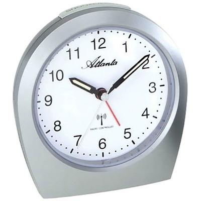 Funkwecker ATLANTA, silber (silberfarben), Wecker, Funkwecker