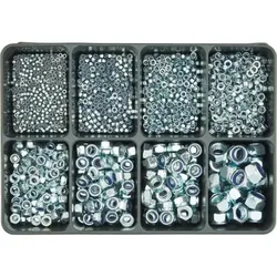 E-NORMpro Sicherungsmuttern Sortimentskoffer 1120-teilig