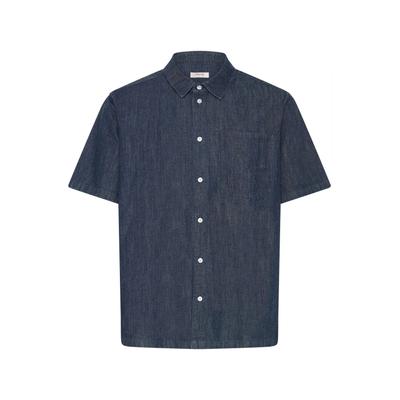 Jeanshemd SOLID "Jeanshemd SDRogue", Herren, Gr. XL, N-Gr, blau (middle blau denim), Obermaterial: 100% Baumwolle CO., Hemden Jeanshemd