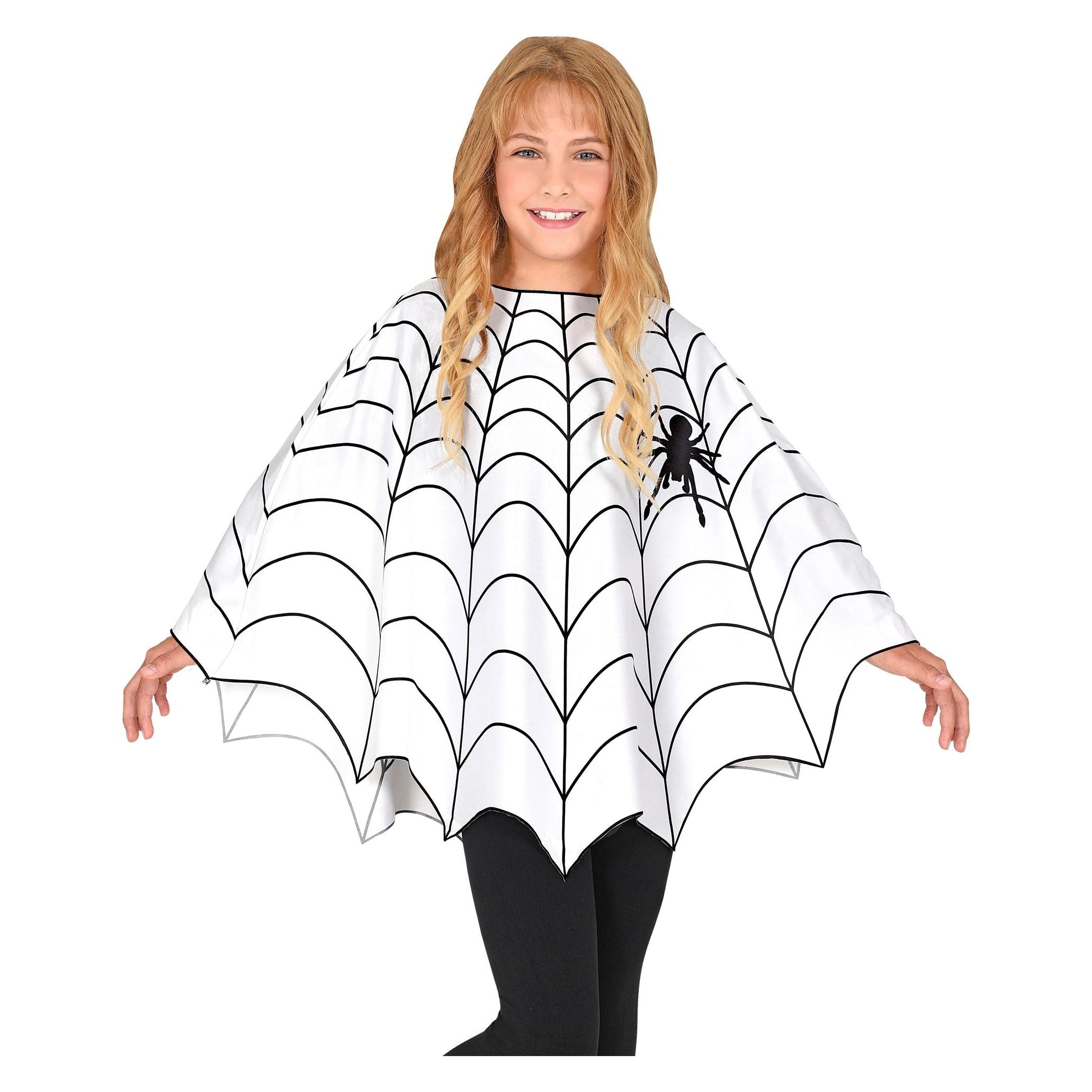 Widmann Kinder Poncho Spinne und Netz Einheitsgrösse (48143)