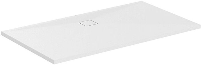 Ideal Standard Flat Evo Brausewanne T5432FO 1600 x 900 x 35 mm, seidenweiß, rechteckig, Ablauf an langer Seite