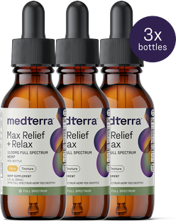 Medterra Max Relief + Relax CBD + THC Oil