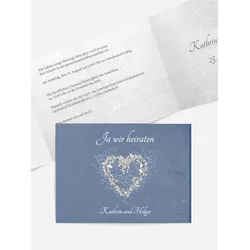 Hochzeitskarten Einladungen selbst gestalten mit Spruch und Fotos im Onlinedesigner bei Meine-Kartenmanufaktur.de