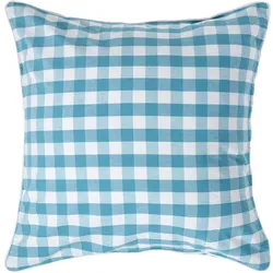 KISSENHÜLLE Karo-Muster 60/60 cm, 100% Baumwolle
