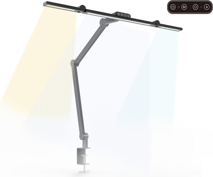 HDWR LumixDesk-03 Moderne LED bureaulamp met touchscreen voor op je bureau