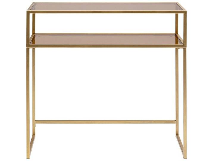 Console Loft 85x30cm dorée Kare Design