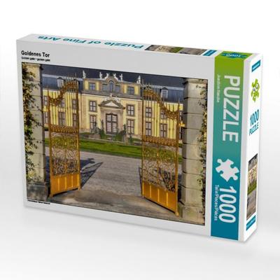 CALVENDO Puzzle Goldenes Tor | 1000 Teile Lege-Größe 64x48cm Foto-Puzzle für glückliche Stunden