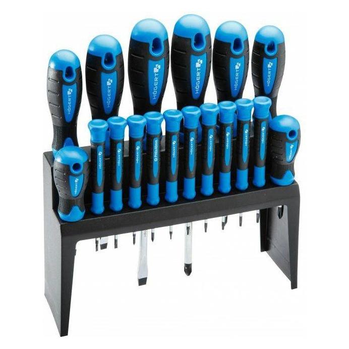 Högert Schraubendreher Set 18-tlg., S2 Stahl (HT1S098)