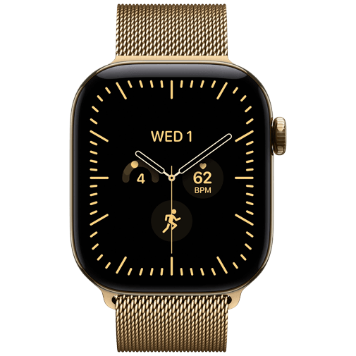 Apple Watch Series 12 42mm 5G Gold Titanium (Goldenes Milanaiseband)