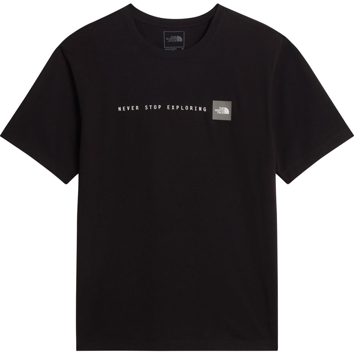 The North Face Mens NSE REG Softshell Tee-graphic tnf black/tnf white (KY4) S NF0A8GUVKY4-S