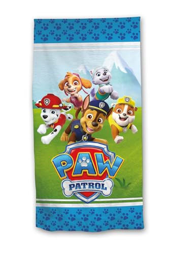Aymax Paw Patrol strandlaken van katoen, 70 x 140 cm