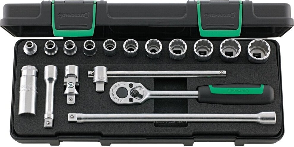 Stahlwille Set doppen, 17 stuks