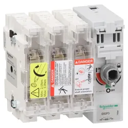 Schneider Electric GS2F3 Lasttrennschalter m. Sicherungen TeSys GS2F, 3p, 50A, DIN 14x51mm