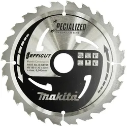 Makita, Sägeblatt, EFFICUT Sägeblatt 190x30mmx24Zähne