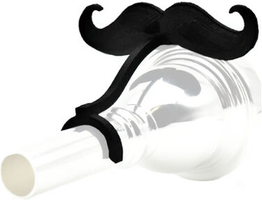 Brasstache Mustache Clip for Tuba