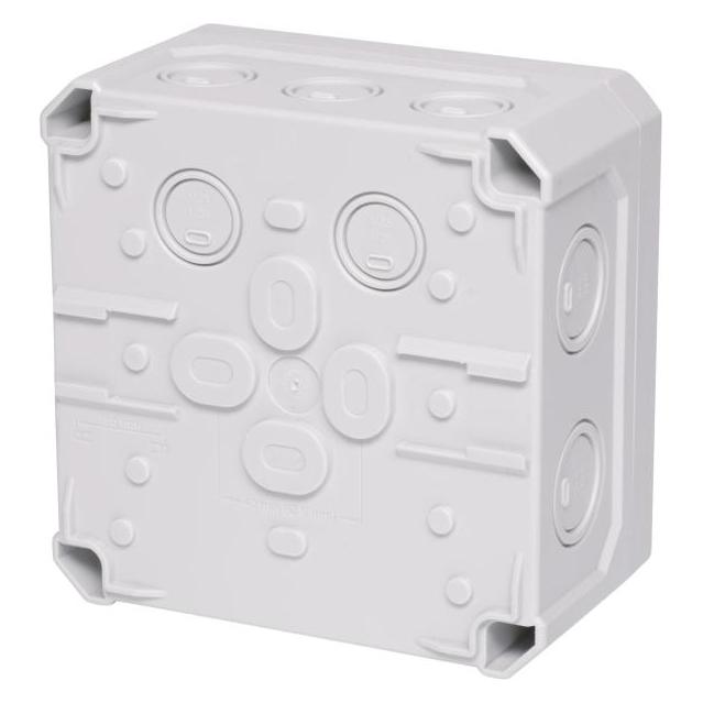 F-Tronic FR-Abzweigkasten NFK14gr 140x140x81mm Ausbrechöffnungen 7340192 (7340192)