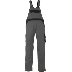 Latzhose "MILANO" Image - 82C62 (EU 62) - anthrazit/schwarz