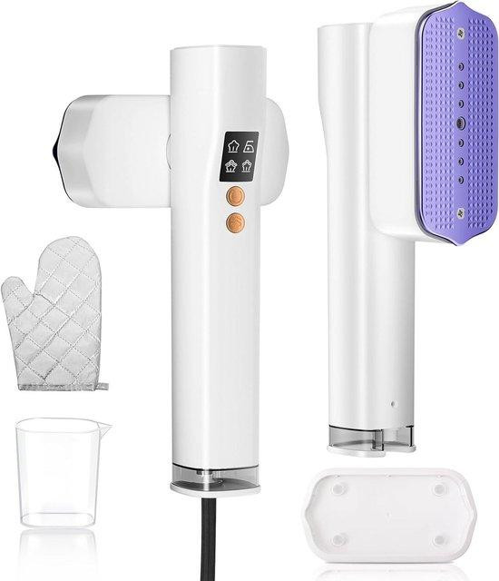 ZStarlite Stoomstrijkijzer Reis - Draagbare Kledingstomer - 1200 W - Wit Lilac