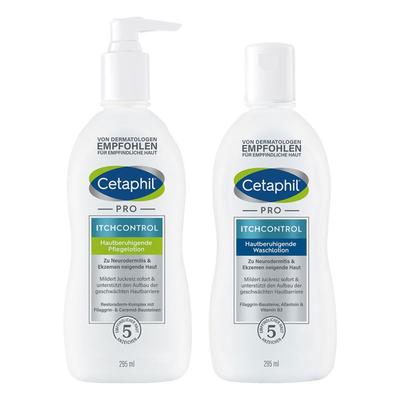 Cetaphil Pro ItchControl Pflegelotion + Waschlotion 2x295 ml Lotion