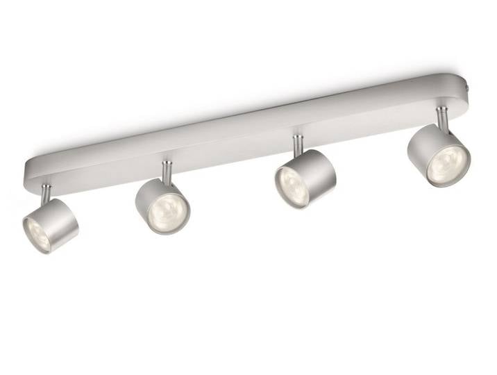 Philips myLiving LED Spotbalken\, Star 4-flammig\, aluminium