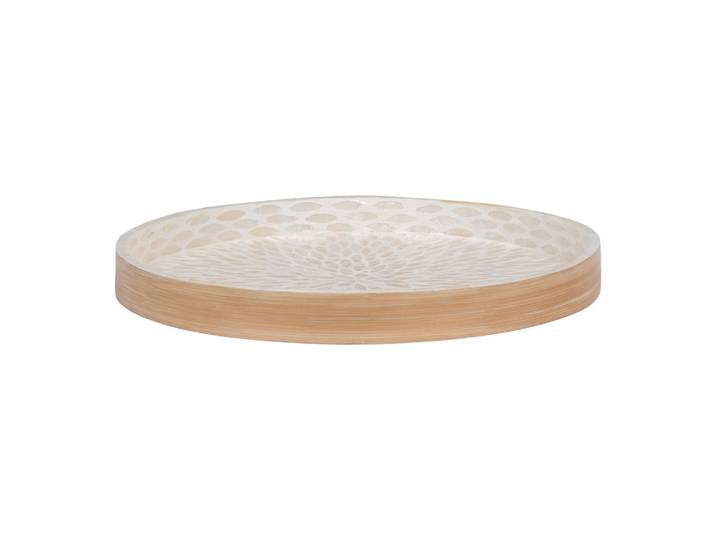 Serviertablett Tray Beige
