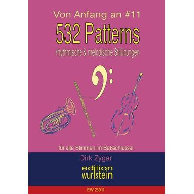 532 Patterns - rhythmische und melodische Stilübungen - Bass -