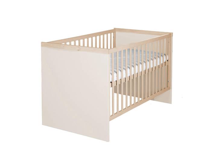 Roba Kombi-Kinderbett 70 x 140 cm Elva, Creme, Holz, Baby- und Kindermöbel, Babyzimmer, Babybett, Gitterbett