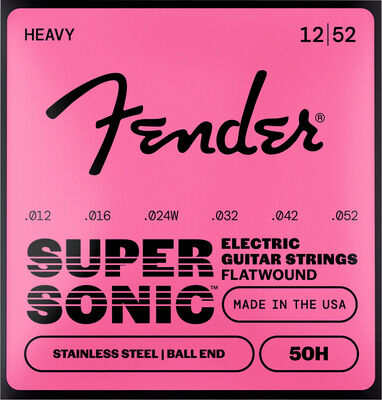 Fender 50H Stainless Flatwound 12-52
