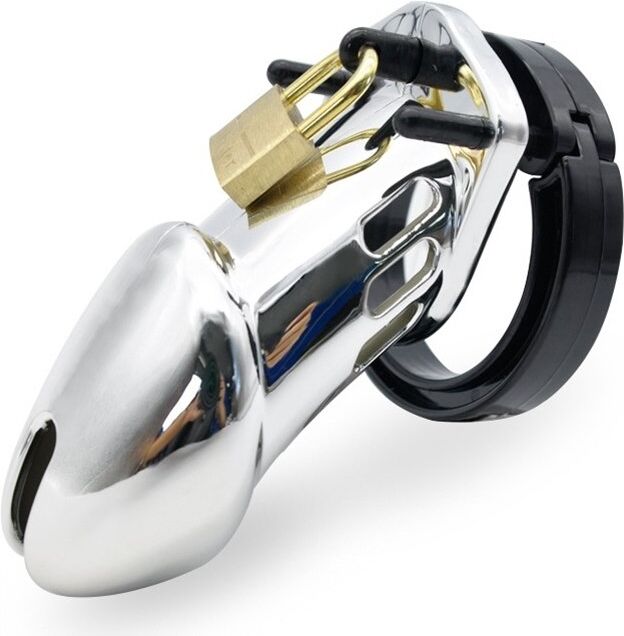 CockLock Cage de chasteté Silver Argentée
