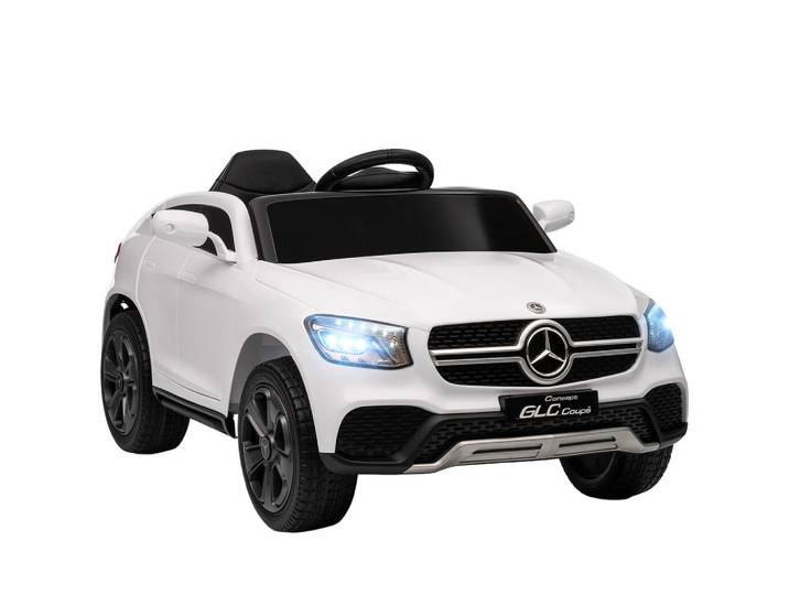 Aiyaplay Kinder-Elektroauto Kunststoff Metall Weiß, 68x50x105 cm, unisex, Freizeit & Co, Gartenspielzeug, Kinder-Elektrofahrzeuge