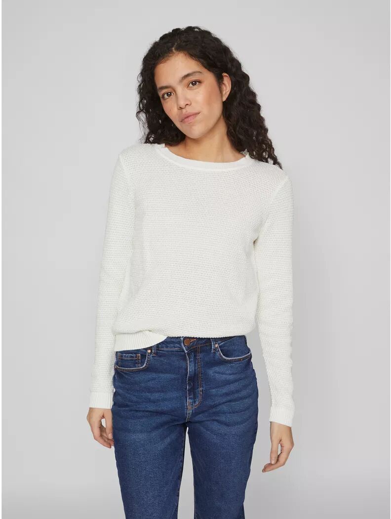 VILA - Pullover, für Damen, Weiss Größe M