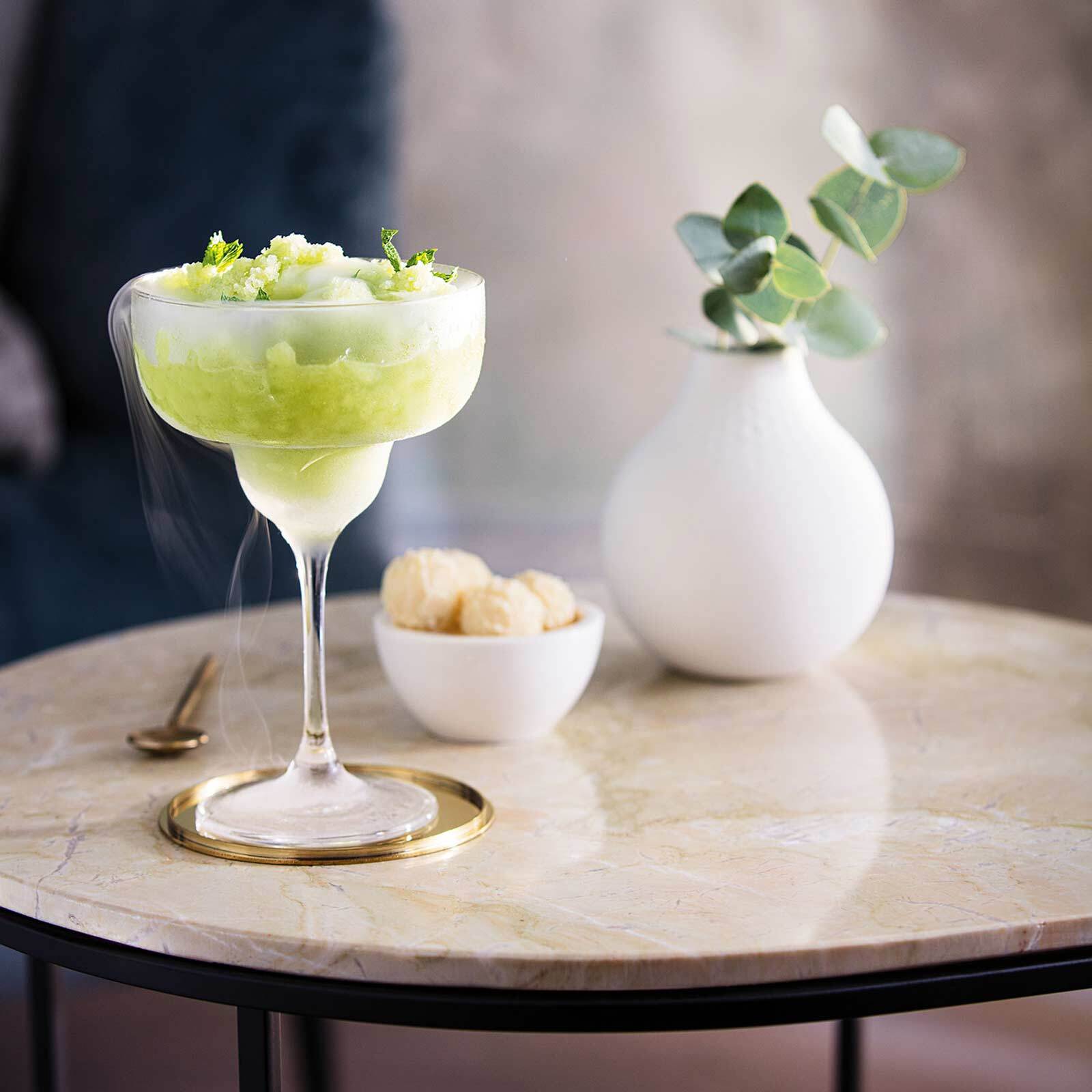 Cocktailglas VILLEROY & BOCH "Margaritagläser Purismo Bar 340 ml 2er Set transparent", bunt (transparent), Glas, Trinkgefäße, Cocktailglas