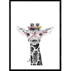 POSTER Giraffe – Kinder A3 Rahmenlos