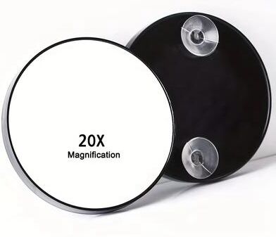Fusion Finds Magnifying Makeup Mirror With Strong Suction Cup For Precision Makeup & Skincare 20x