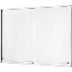 magnetoplan Schaukasten Klassik Verwendung für Papierformat: 21 x DIN A4 Innenbereich 1218073 Aluminium, eloxiert Weiß 1 St.