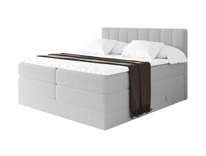 Boxbett OTTA KING 180x200 cm Hellgrau - Quelle 83