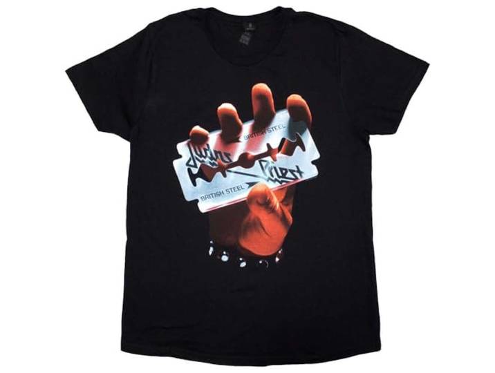 Judas Priest British Steel Ladies T Shirt L