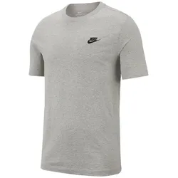 NIKE Sportswear Freizeit T-Shirt Herren 064 - dk grey heather/black XS
