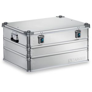 Zarges Alubox K470 Universalkiste 40565, 157 Liter, mit Deckel und Stapelecken, 800 x 600 x 410 mm