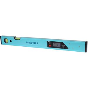 Hedue Wasserwaage M552, DL2, 60 cm, mit Neigungsmesser, drehbarer Anzeige und 2 Libellen