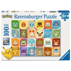 Ravensburger Puzzle - Kinderpuzzle 100 XXL Teile - Pokémon Gesichter