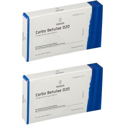 Carbo Betulae D 20 Ampullen 2x 2x8x1 ml