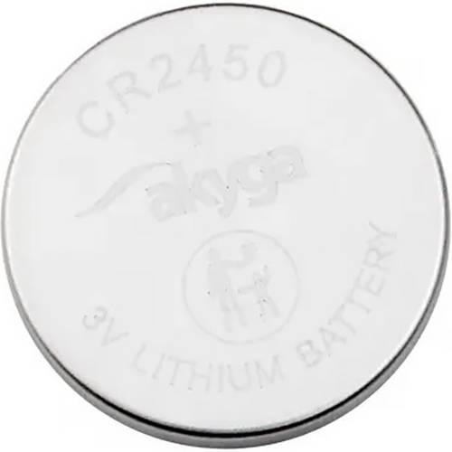 Akyga Knopfzelle CR2450 3V 1 St. 600 mAh Li-MnO2 CR2450