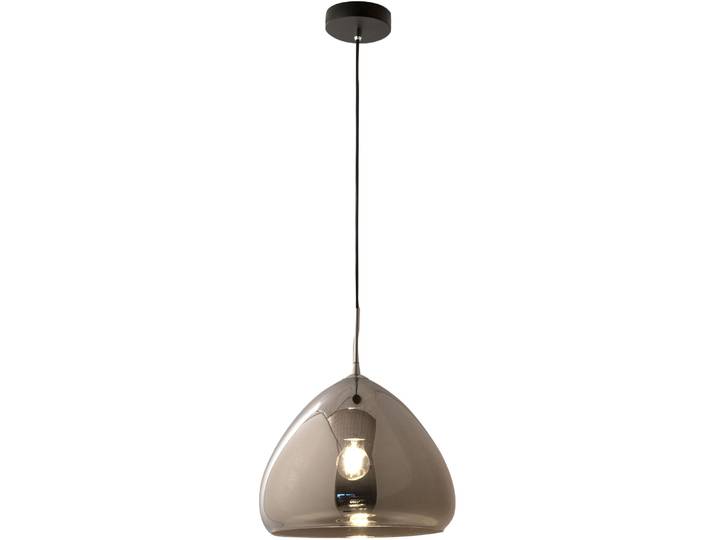Pendellampe Ove verchromt Metall/Glas B 34.5 cm